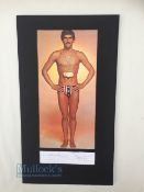 Mark Spitz - Olympic Swimming Champion Signed Display 'Mark Spitz' signature on album page mounted