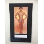 Mark Spitz - Olympic Swimming Champion Signed Display 'Mark Spitz' signature on album page mounted