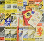 1951-1978 Wolverhampton speedway Programmes, to include October 10th 1952 grand end of season