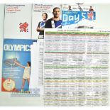 1972-2012 Olympic Games preview and official programmes, to include 1972 Munich BOA preview, this