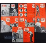 Collection of 1961 'Golf Monthly' magazines (12) - complete 12 issues with more topical issues