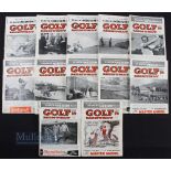 Collection of 1952 'Golf Monthly' magazines (12) - Complete 12 month Vol No XLII - covers are