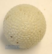 Fine Goodyear "The Arrow" bramble pattern golf ball c1900 - appears unused with 99% original paint