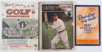 Collection of Interesting Golf, Sporting and Other Ephemera from 1905 onwards (3) - C B Fry's