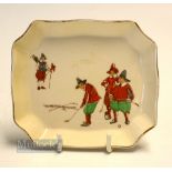 Scarce Royal Doulton Crombie Series Ware cash/trinket dish - with makers transfer logo, Pattern