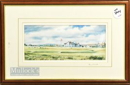 Dennis Pennett (Signed) Royal Cinque Ports Golfing Print