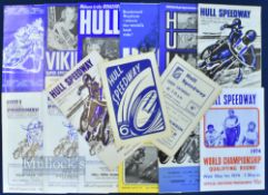 1948-1978 Hull Speedway Programmes, to include August 24th 1948 Hull v Hanley, May 14th 1949 Hull