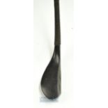 J (Jamie) Anderson dark stained beech wood curved face long spoon long nose c1870 - head measures