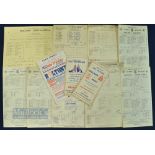 1950-1968 Crickets Scorecards International and County teams to include England West Indies 1950,