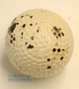 Fine Springvale Eagle Bramble Pattern Golf Ball - appears unused c/w 90% original white paint