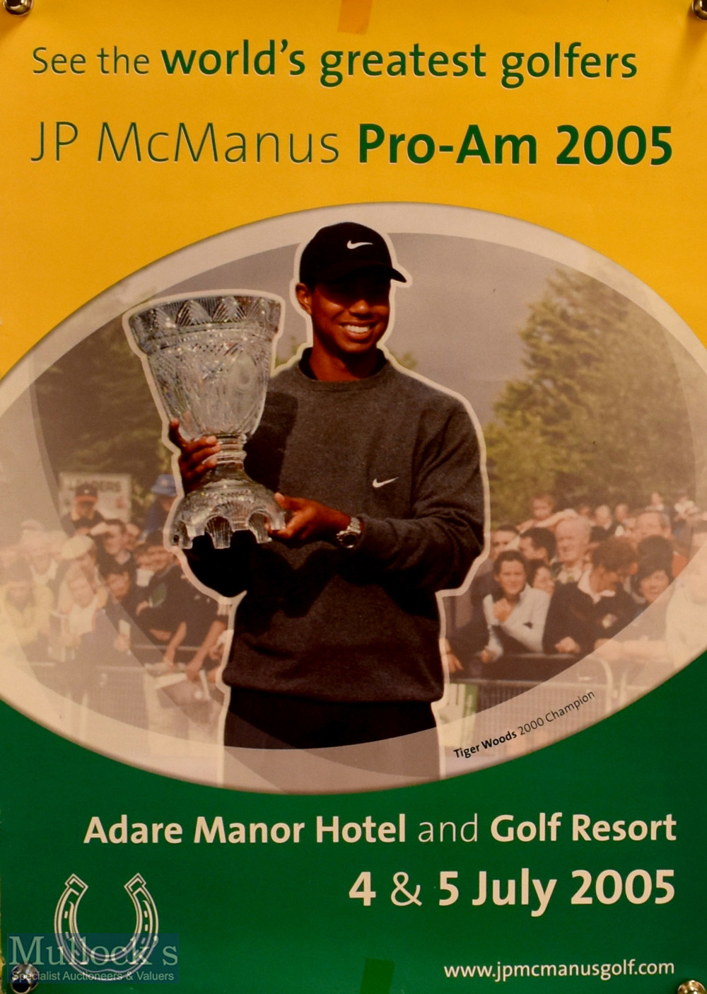 1997 Murphy's Irish Open Golf Poster depicts Sam Torrance measures 60x42cm approx. plus 3x 2005 LP