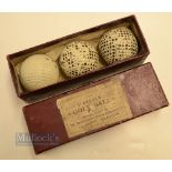 Rare Collection of St Andrews Guttie Golf Balls by The United Gutta Percha and Rubber Co Glasgow