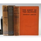 Adams, Herbert (3) - 'The Golf House Murder' 1933 with DJ, 'The Body in The Bunker' 1935 and 'The