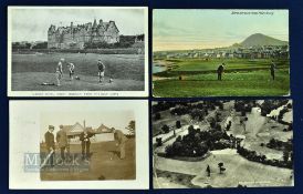 Collection Edinburgh and East Lothian Scottish Golfing Postcards from 1908 (4) Dalmahoy, Luffness,