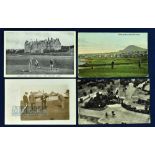 Collection Edinburgh and East Lothian Scottish Golfing Postcards from 1908 (4) Dalmahoy, Luffness,