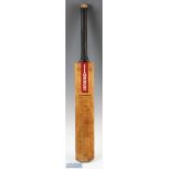 Signed Gray-Nicolls 'Sportsmaster' Bert Williams Bilston and Wolverhampton retailed Cricket Bat with