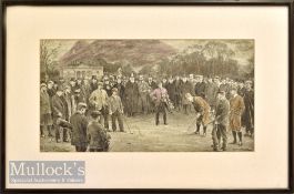 Michael Brown - Life Association golf print "A Match at Duddingston between Tait and Balfour-