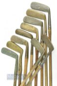 10x Assorted Putters incl' Wyandelle brand (bent shaft), CSSA, Lesters midget golf centre balance,