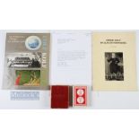 Collection of Colf, Kolf and Golf Reference books (Ex Schulenburg Library), Correspondence from S