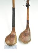 2x scare neck woods - West Norwood Golf Club driver and an Alex Shepherd Inverness brassie - both