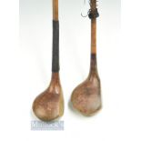 2x scare neck woods - West Norwood Golf Club driver and an Alex Shepherd Inverness brassie - both