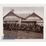 Lothianburn Golf Club 1902 Photograph by J Patrick, depicting members of the Lothianburn Golf Club