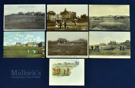 Collection of early St Andrews golfing postcards dated from 1900-1930 (7) Golf Club House (Ladies)