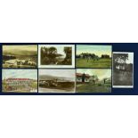 Collection of Ayrshire and West Coast Scottish Golfing Postcards from 1904 (7) Crawford (Now