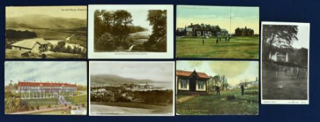 Collection of Ayrshire and West Coast Scottish Golfing Postcards from 1904 (7) Crawford (Now