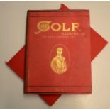 1901 Golf Illustrated Magazine Bound Vol No VIII 5th April 1901 - 28th June 1901 - in publishers red