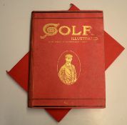 1901 Golf Illustrated Magazine Bound Vol No VIII 5th April 1901 - 28th June 1901 - in publishers red