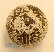 W Frosts 'The Dormie' moulded mesh guttie golf ball c1895 - in good all round condition retaining