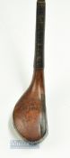 Andrew Forgan St Andrews Oak Tree Brand stamp mark fruit wood transitional longnose driver with full