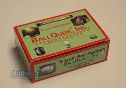 The Original Golf Cube Ball Display Box - with 6x individual golf ball holders