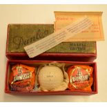 3x Dunlop Maxfli Lattice Pattern Golf Balls in the makers original box c1935 - comprising 2x in