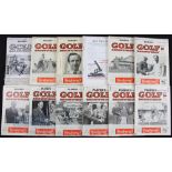 Collection of 1949 'Golf Monthly' magazines (12) - Complete 12 month Vol No XXXIX - wrappers have