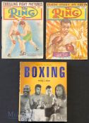 Boxing - 1950 The Ring Magazines features October 1950 and August 1950 issues, together with 2002