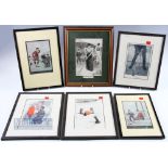 Various Golf Prints featuring An Appreciation (James Braid), The Winter Golf Ball, Mistaken