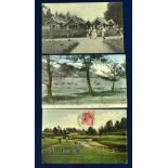 Collection of early Asian and Far East Golf Course postcards from the early 1900s (3) 2x Nuwara