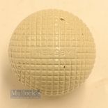 Fine The Telegraph Manufacturing Co "The Helsby" moulded mesh guttie golf ball c1898 - with 2x