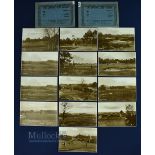 2x Sets of 6x Liphook Golf Course Postcards in their original Liphook GC Professional Advertising