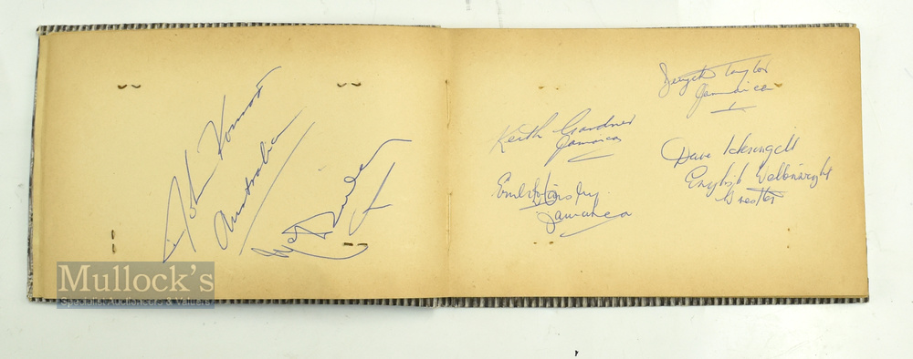 1958 July 22nd Cardiff Empire Games Athletics official programme and signed autograph book (50), - Image 3 of 4