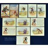 Collection of various early Cynicus humorous golfing postcard dated from 1902 onwards (12) - all