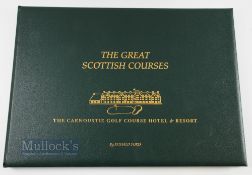 Ford, Donald signed - "The Great Scottish Courses" 1st ed, in deluxe leather and gilt boards with