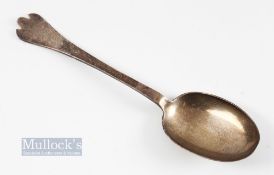 1934 Royal Cinque Ports Golf Club Large Silver Rat Tail Style winners Dessert Spoon - hallmarked