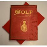 1901 Golf Illustrated Magazine Bound Vol. No. X October 4 to December 27 - in publishers red and