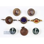 Collection Lady Members Golf Club enamel badges and coat buttons (8) - 4x Ladies Golf Union