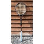 Large Dunlop Advertising Display Squash Racket Max 600i Used for Display at the c1980s Squash