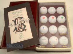 Worthington Golf Ball Co Book of Early Pattern Golf Balls titled "The Anthology of Golf"