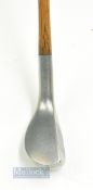 Good Standard Mills Golf Co MSD1 Cleek - short deep faced alloy wood with grid block face markings -